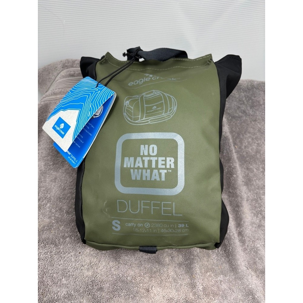 Eagle Creek No Matter What Duffel Small Green Carry-On Bi-Tech Bag